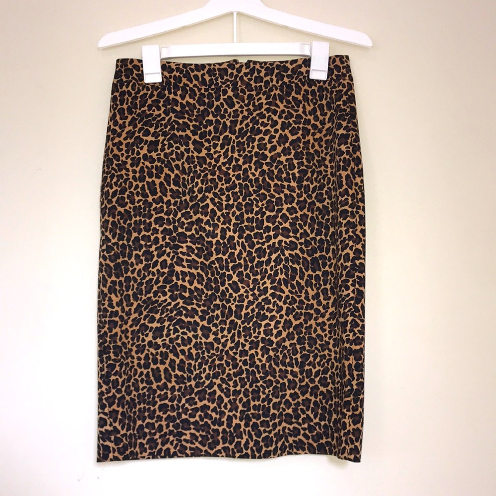 Leopard Print Skirt